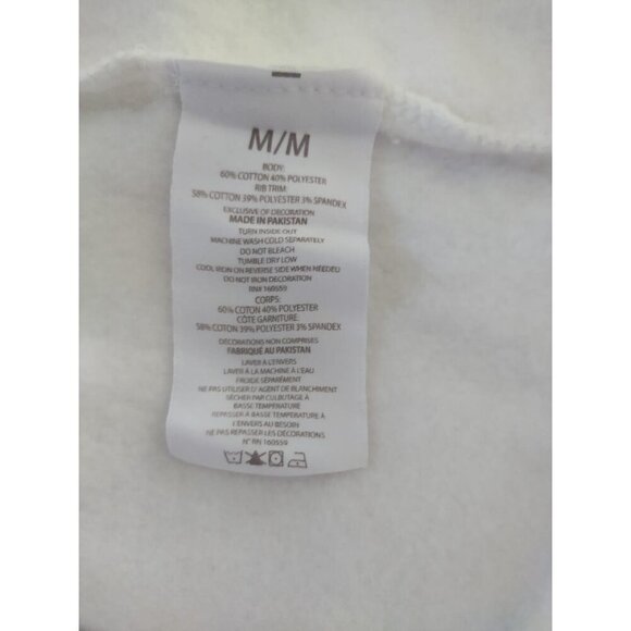 Wear Its Personal Coach Prime Sweatshirt M/M White Polyester Cotton Crewneck. - Picture 4 of 7